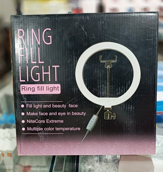 Ring Fill Light - 26cm / 10 inch  3 Color Modes