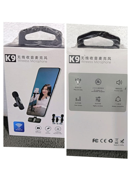 K9 Dual Wireless Microphone For Type C